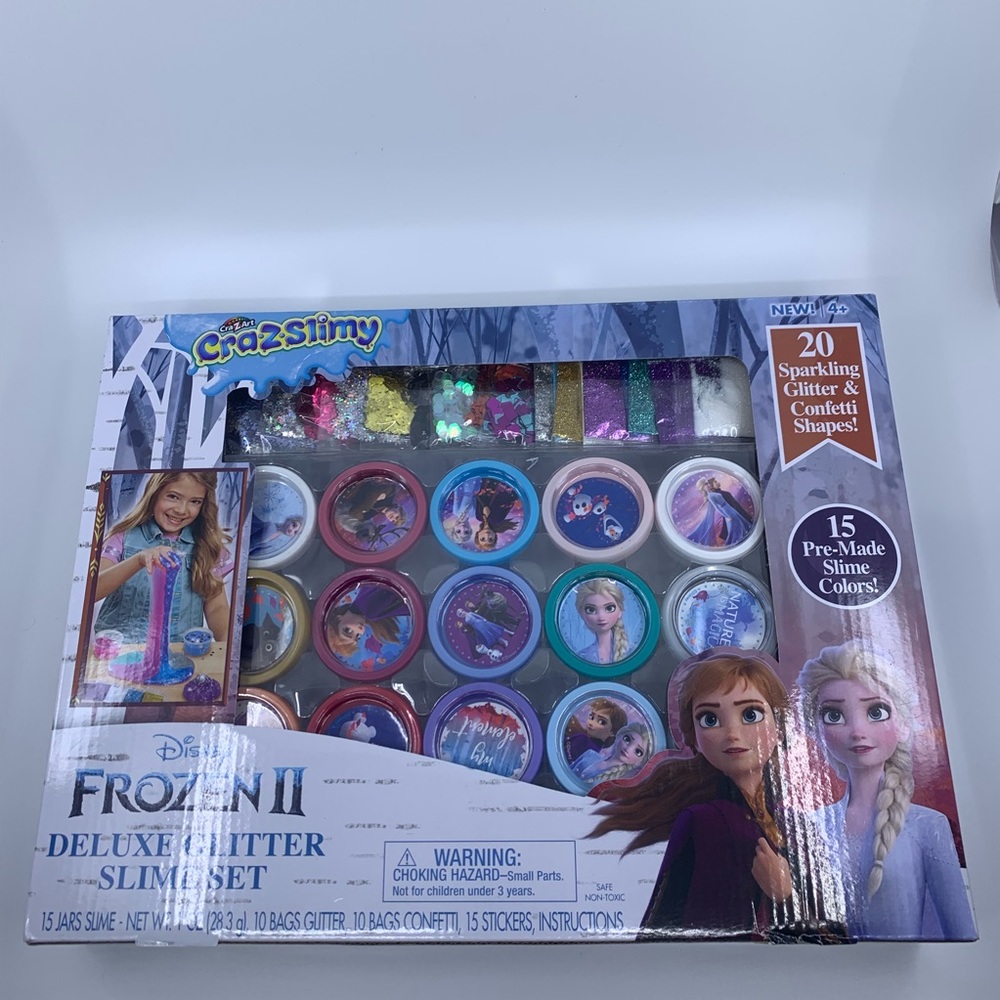 Disney frozen ll deluxe glitter slime set